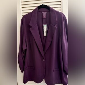 Beverly Drive Purple Jacket size 20-22W